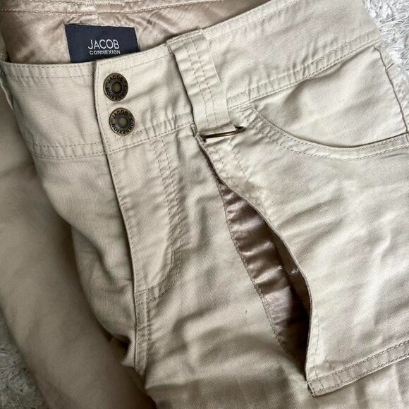 00s Low Rise Flared Khaki Cargos (5/6) - Picture 4 of 4